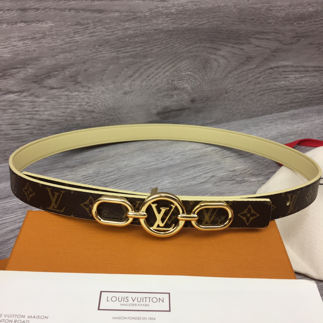 LV Women Circle Prime 20mm Reversible Belt M0712V